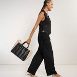 Bolsa Francesca Média Couro | Musgo