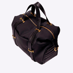 Bolsa Lívia Tecido Tecnológico | Preto, Ouro