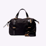 Bolsa Lívia Tecido Tecnológico | Preto, Ouro