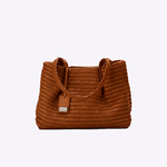 Bolsa Mini Heritage Couro Tressê | Chocolate