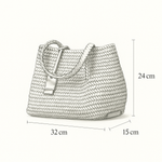 Bolsa Mini Heritage Couro Tressê | Chocolate
