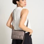 Bolsa Viviane Couro | Pewter