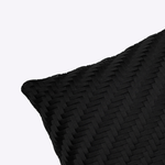 Capa de Almofada Neoprene Mosaico Duplo 50x50 | Preto