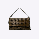 Bolsa Emma Couro Tressê | Militar