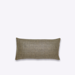 Capa de Almofada Juta 50x25 | Preto, Bege