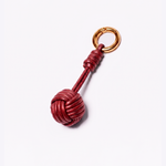 Bag Charm Bola Tramada | Bordô