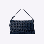 Bolsa Emma Couro Tressê | Marinho