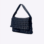Bolsa Emma Couro Tressê | Marinho