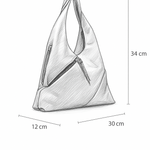 Bolsa Cinthia Couro | Estanho