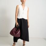Bolsa Genevive Couro | Bordô, Ônix