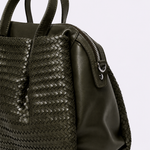 Bolsa Inês Couro Tressê | Militar