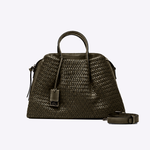 Bolsa Inês Couro Tressê | Militar