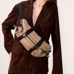 Pochete Marina Couro | Grigio