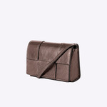 Bolsa Nara Couro | Prata Velho