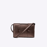 Bolsa Nara Couro | Prata Velho