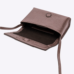 Bolsa Nara Couro | Prata Velho