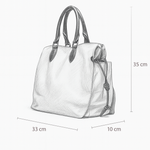 Bolsa Marcela Couro | Ash, Preto