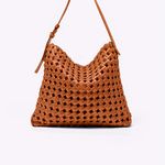 Bolsa Yolanda Couro Tressê Nó | Whisky