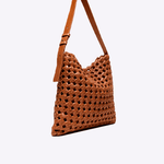Bolsa Yolanda Couro Tressê Nó | Whisky