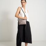 Bolsa Viviane Couro Camurça | Marinho