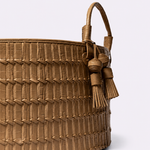 Cesto Paraty Couro Tressê Indochina Croco | Toffee