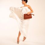 Bolsa Lolla Couro Tressê Tela | Bronze