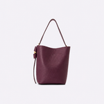 Bolsa Victoria Bucket Couro | Açaí