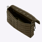 Bolsa Dominó Couro Tressê | Militar