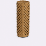 Vaso Onda Maia Vidro e Couro 10x35h | Toffee