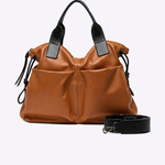 Bolsa Louise Couro | Caramelo, Preto
