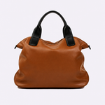 Bolsa Louise Couro | Caramelo, Preto