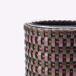 Vaso Couro Tessere 20x13 | Tempestade, Militar, Carrot