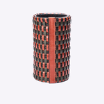 Vaso Couro Tessere 20x9,5 | Carrot, Militar, Nutella