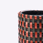 Vaso Couro Tessere 20x9,5 | Carrot, Militar, Nutella
