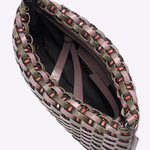 Bolsa Mini Couro Tessere | Tempestade, Militar Carrot