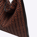 Bolsa Saco Tessere | Scotch, Camurça Açaí, Café