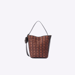 Bolsa Victoria Bucket Couro Tessere | Scotch, Camurça Açaí, Café