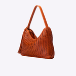 Bolsa Riva Couro Tressê | Tan