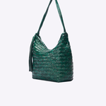 Bolsa Mahi Couro Tressê | Verde