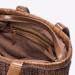 Bolsa Rani Couro Tressê | Taupe