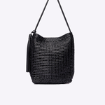 Bolsa Arya Couro Tressê | Preto