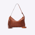 Bolsa Aruna Couro Tressê | Tan