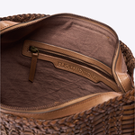 Bolsa Riva Couro Tressê | Taupe