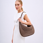 Bolsa Amy Couro Tressê Aspen | Capuccino