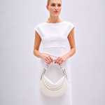 Bolsa Mini Amy Couro Tressê Aspen | Off White
