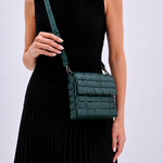 Bolsa Dominó Mini Couro Tressê | Esmeralda