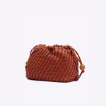 Bolsa Leni Bucket Couro Tressê | Terracota