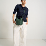 Bolsa Victoria Bucket Couro | Esmeralda