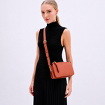 Bolsa Suzana Couro | Coral