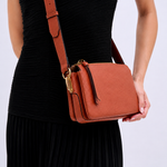 Bolsa Suzana Couro | Coral